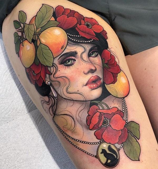 50 Amazing Girl Tattoo Designs