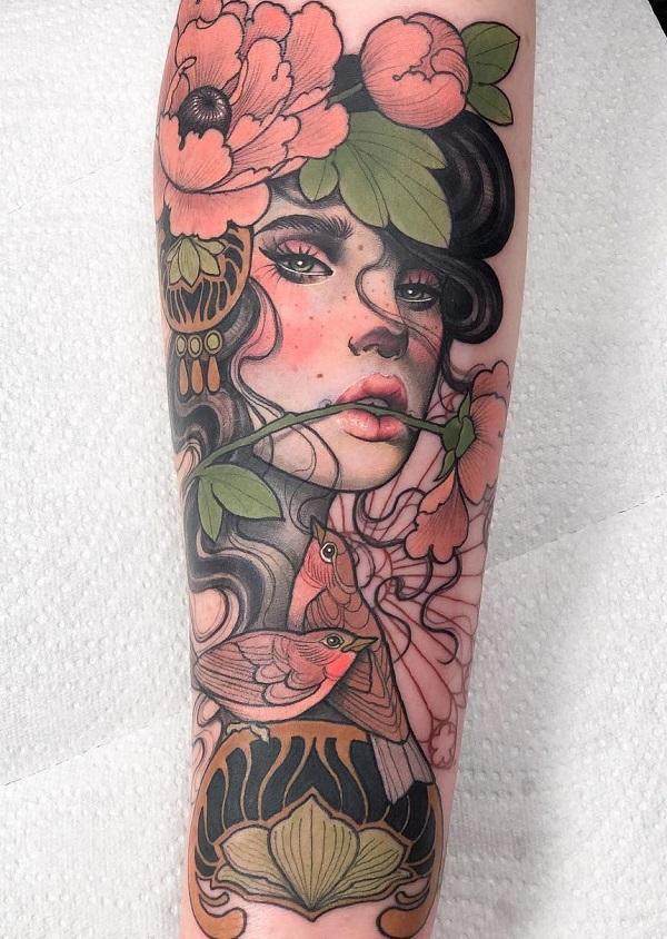 50 Amazing Girl Tattoo Designs