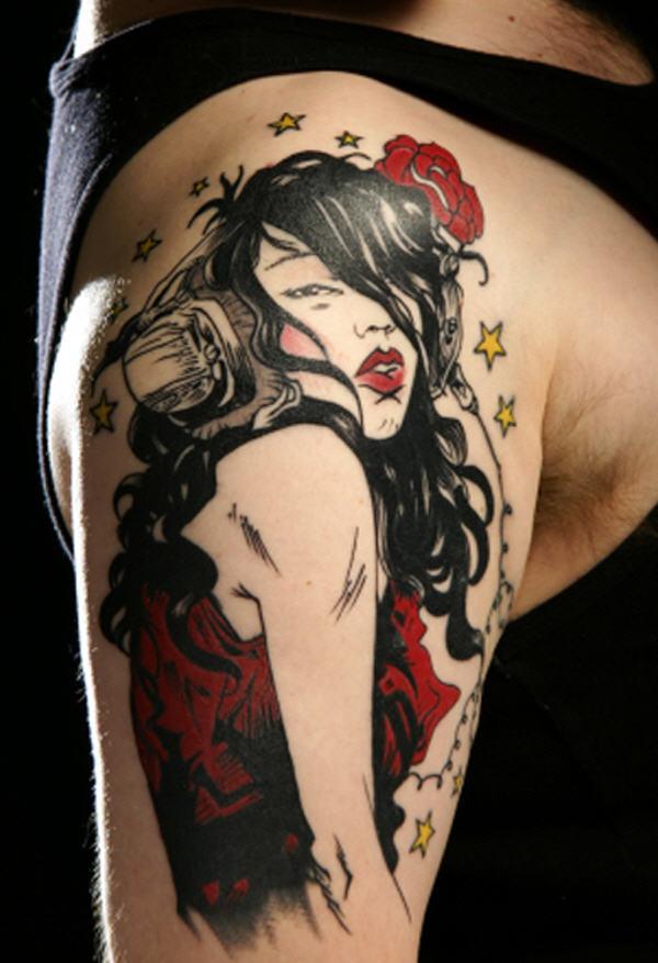 50 Amazing Girl Tattoo Designs