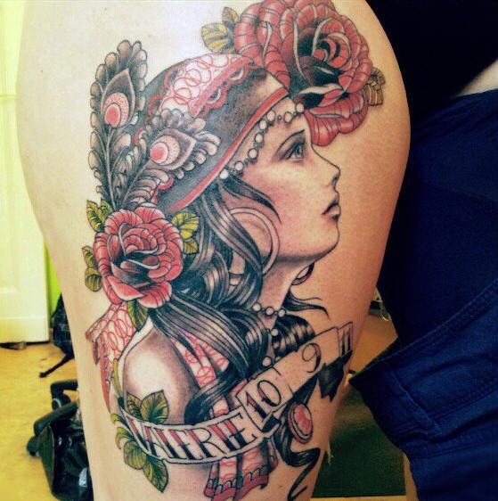 50 Amazing Girl Tattoo Designs