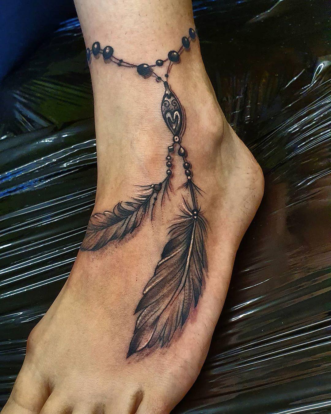 50 Awesome Foot Tattoo Designs