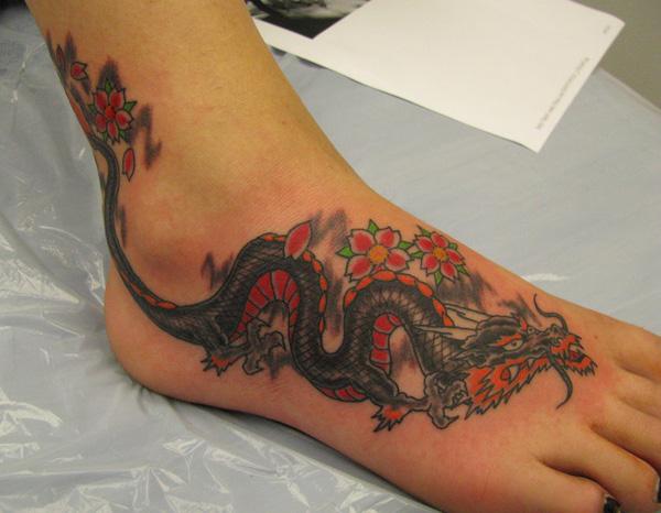 50 Awesome Foot Tattoo Designs
