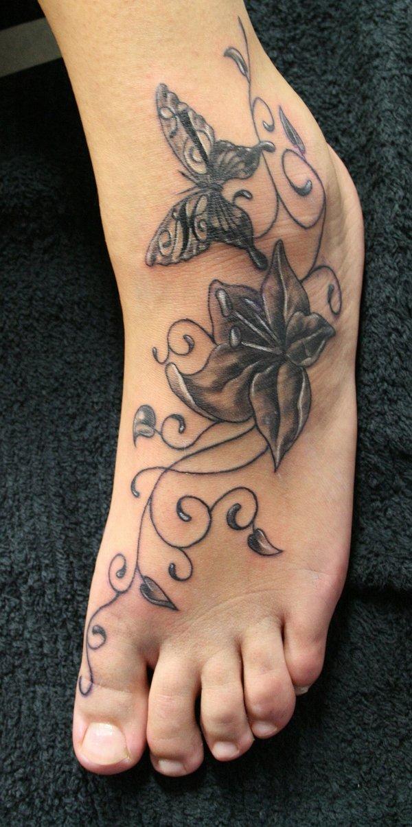 50 Awesome Foot Tattoo Designs