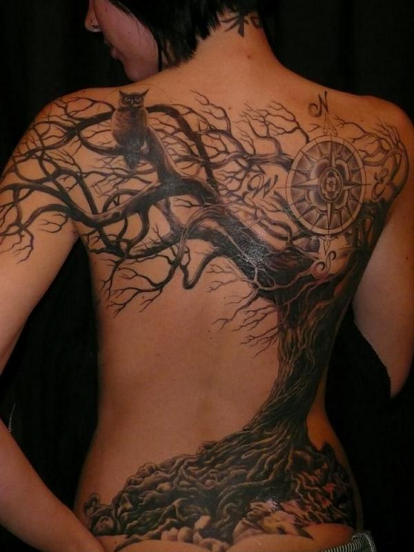 100 Awesome Compass Tattoo Designs