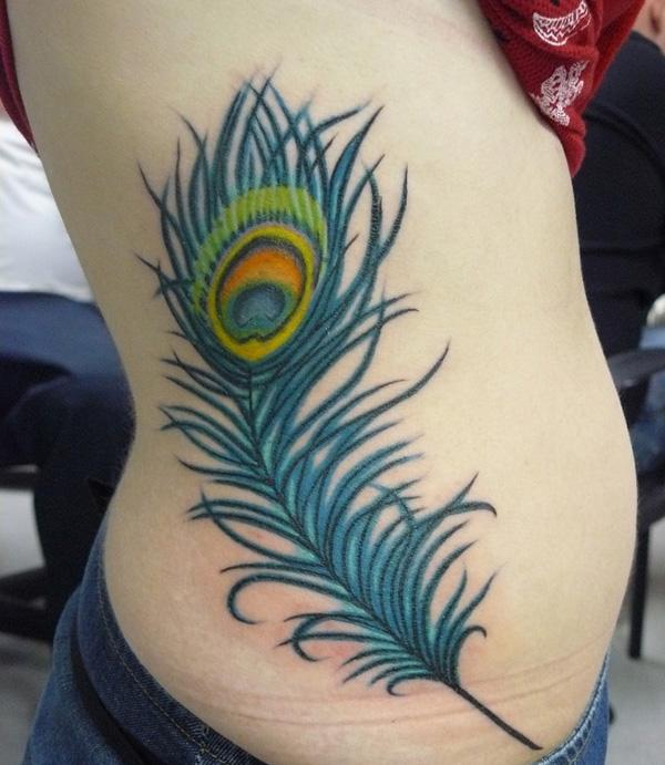 50 Beautiful Feather Tattoo Designs