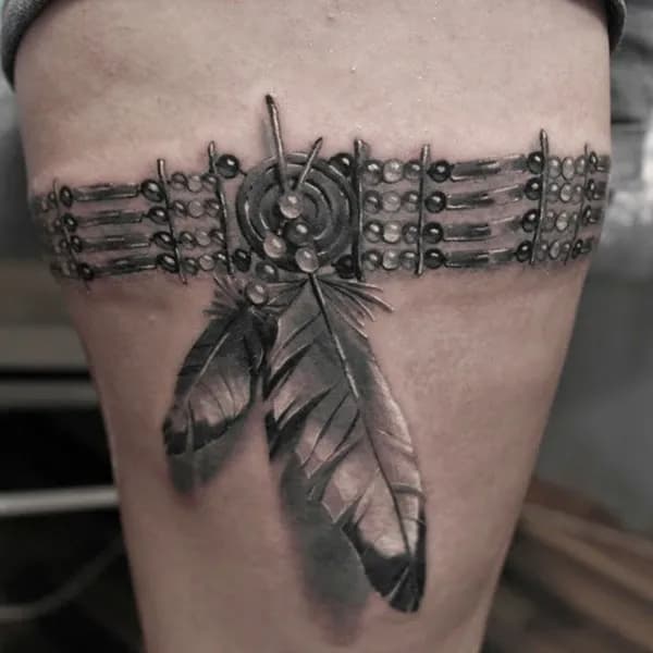 50 Beautiful Feather Tattoo Designs