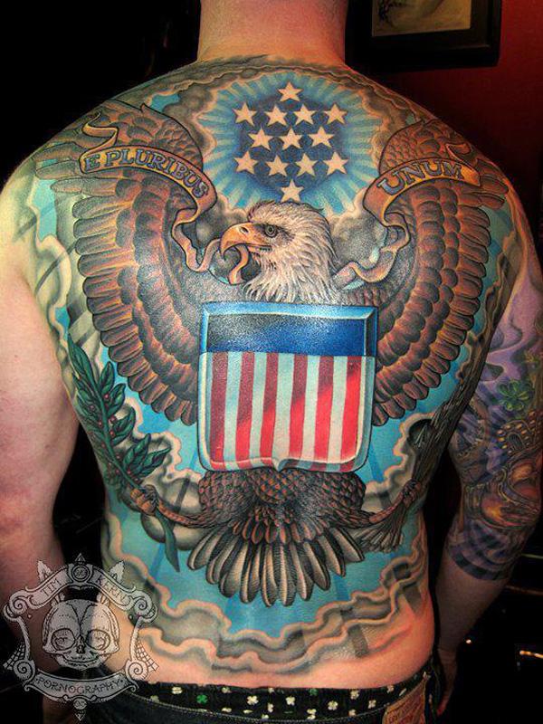 50 Awesome American Flag Tattoo Designs