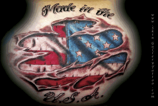 50 Awesome American Flag Tattoo Designs
