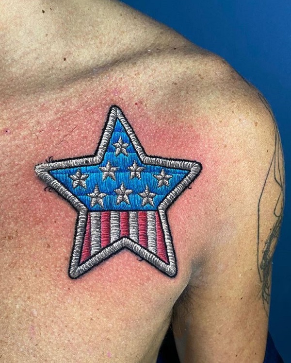50 Awesome American Flag Tattoo Designs