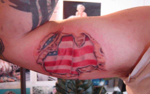 50 Awesome American Flag Tattoo Designs