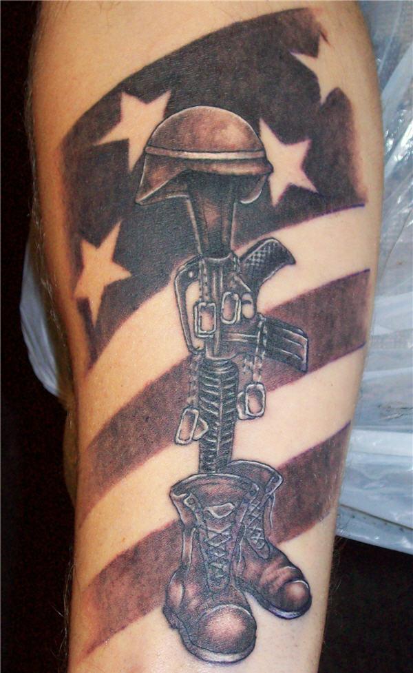 50 Awesome American Flag Tattoo Designs