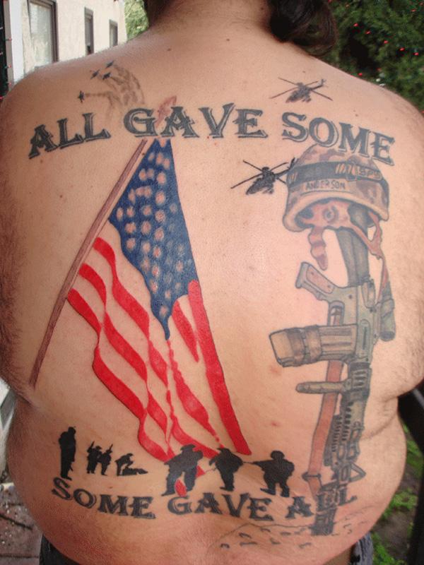 50 Awesome American Flag Tattoo Designs
