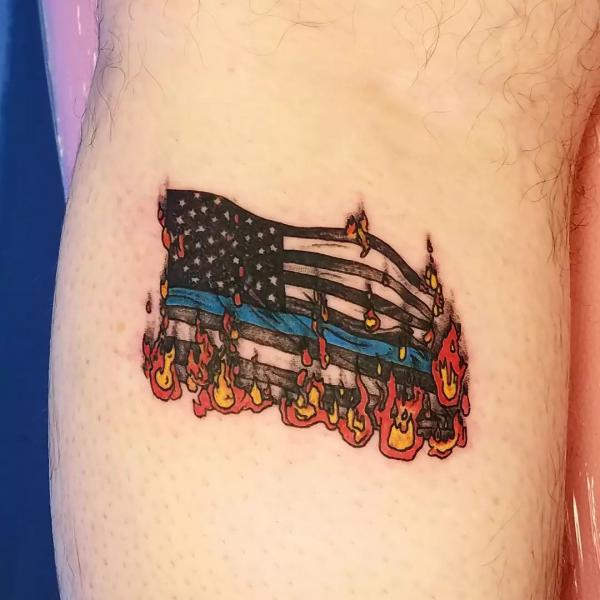 50 Awesome American Flag Tattoo Designs