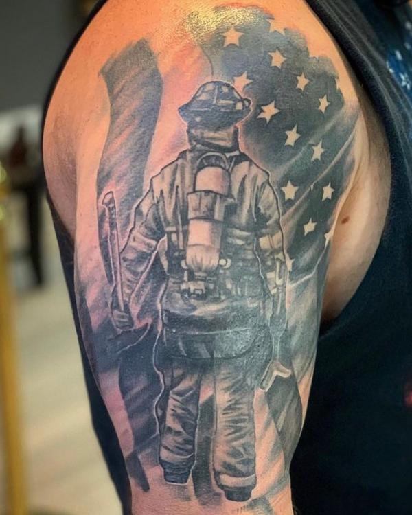 50 Awesome American Flag Tattoo Designs