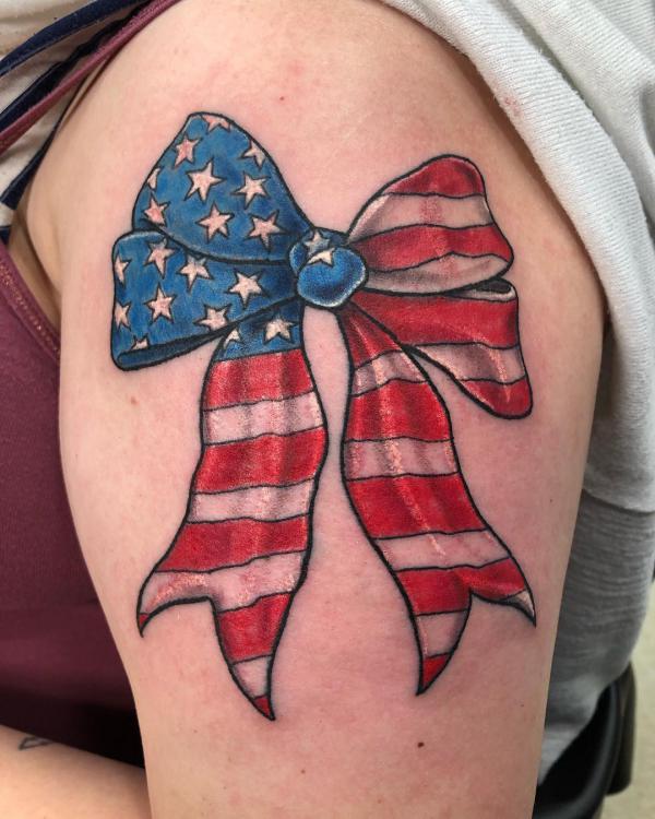 50 Awesome American Flag Tattoo Designs