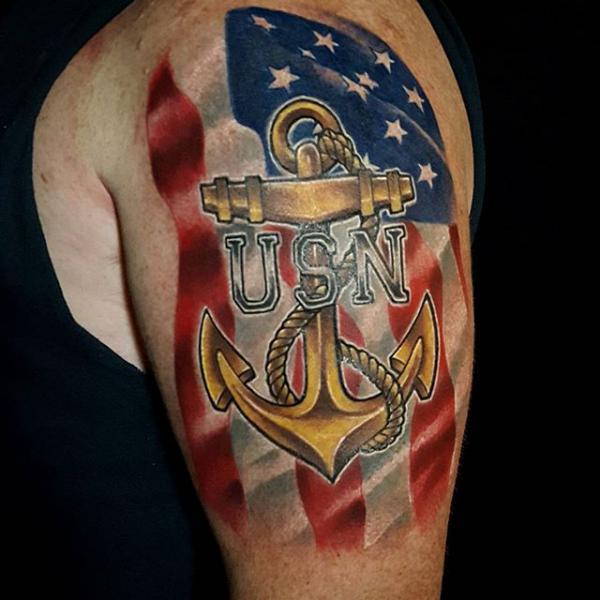 50 Awesome American Flag Tattoo Designs