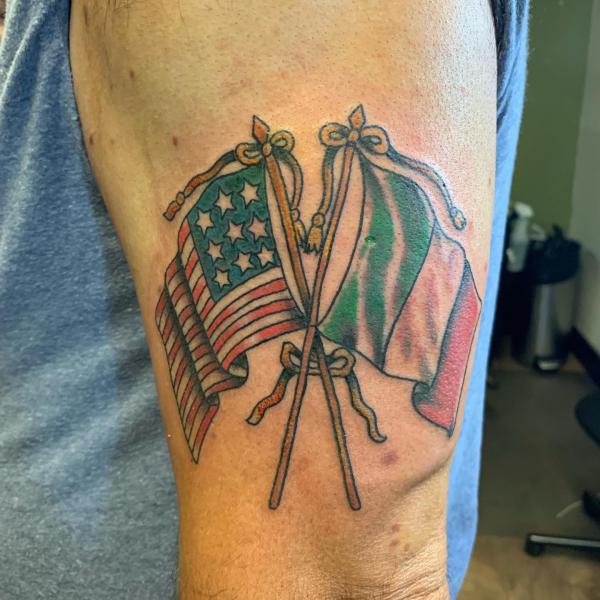 50 Awesome American Flag Tattoo Designs