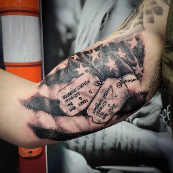 50 Awesome American Flag Tattoo Designs