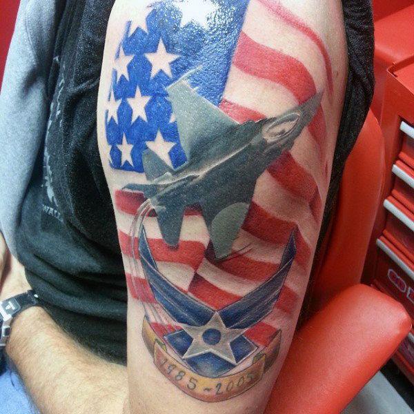 50 Awesome American Flag Tattoo Designs