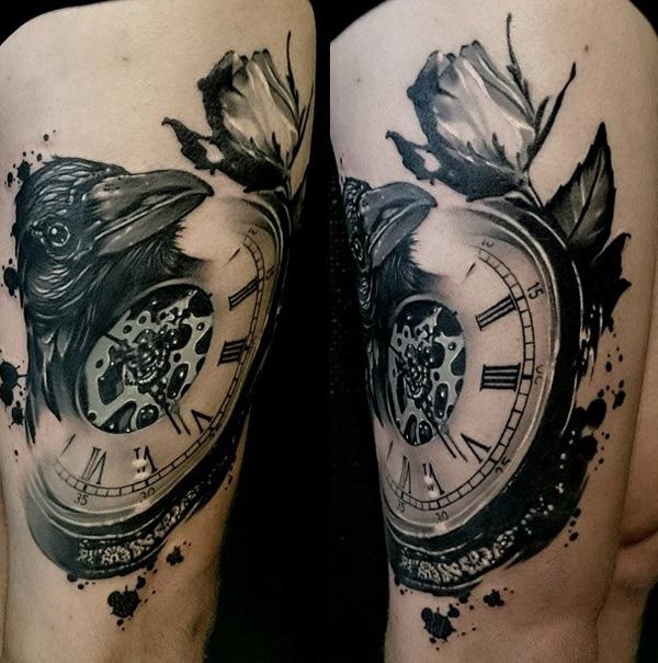 100 Awesome Watch Tattoo Designs