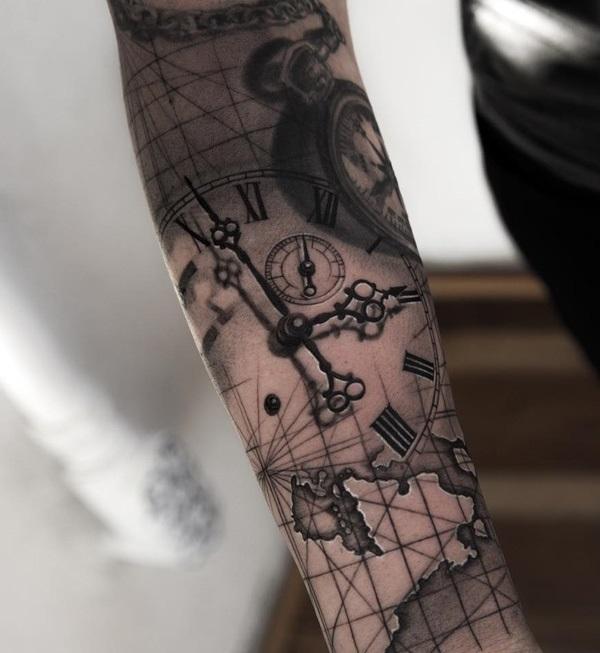 100 Awesome Watch Tattoo Designs