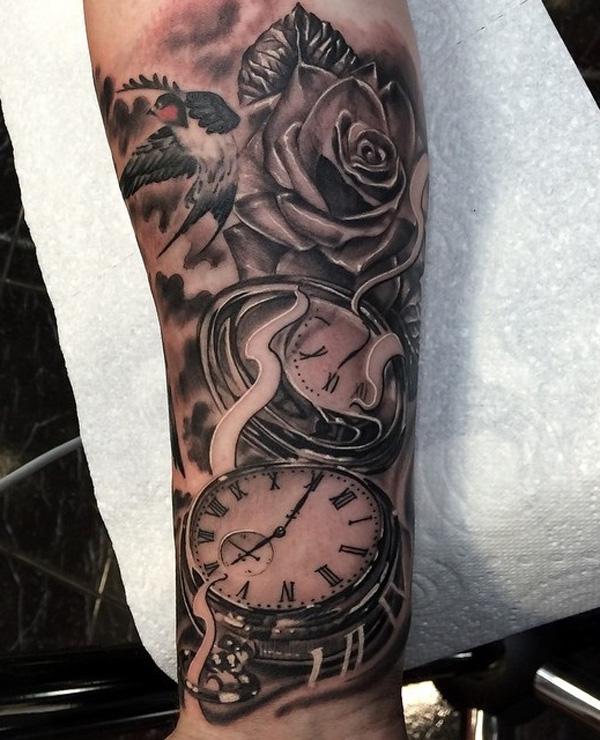100 Awesome Watch Tattoo Designs