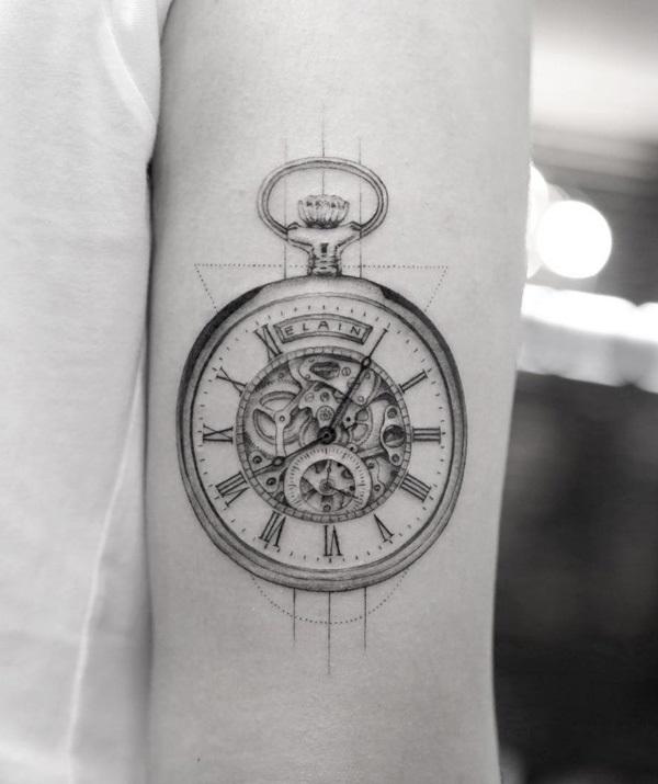 100 Awesome Watch Tattoo Designs