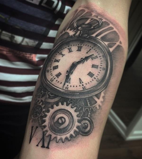 100 Awesome Watch Tattoo Designs
