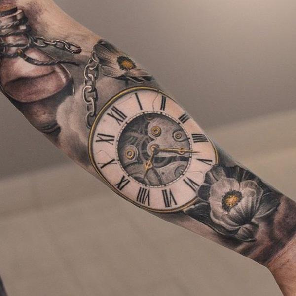 100 Awesome Watch Tattoo Designs
