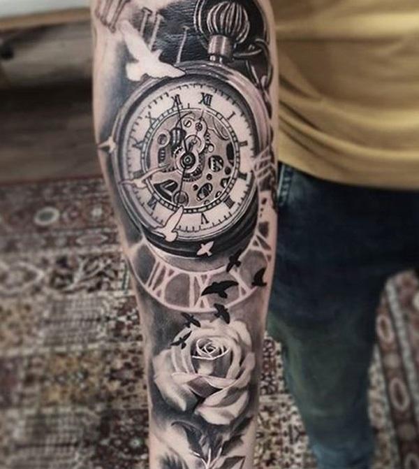 100 Awesome Watch Tattoo Designs