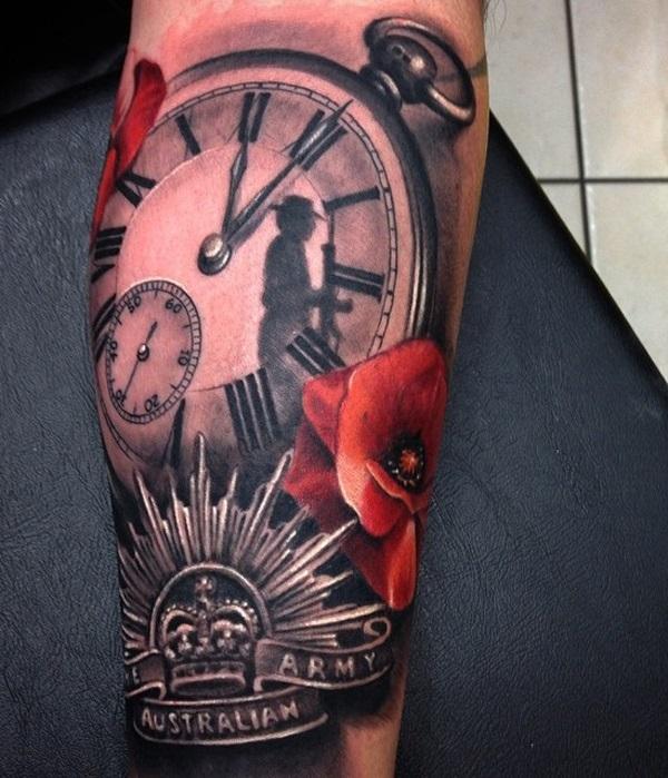 100 Awesome Watch Tattoo Designs