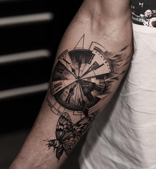 100 Awesome Watch Tattoo Designs