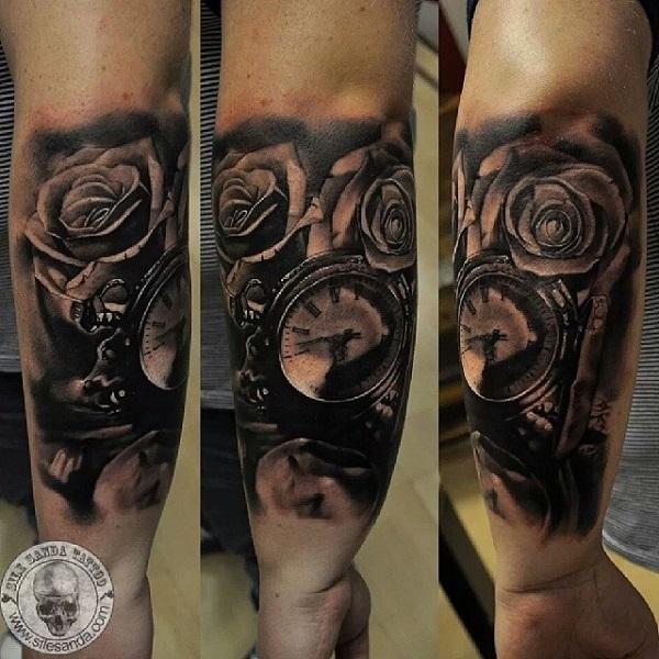 100 Awesome Watch Tattoo Designs