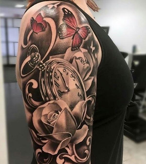 100 Awesome Watch Tattoo Designs