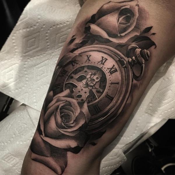 100 Awesome Watch Tattoo Designs