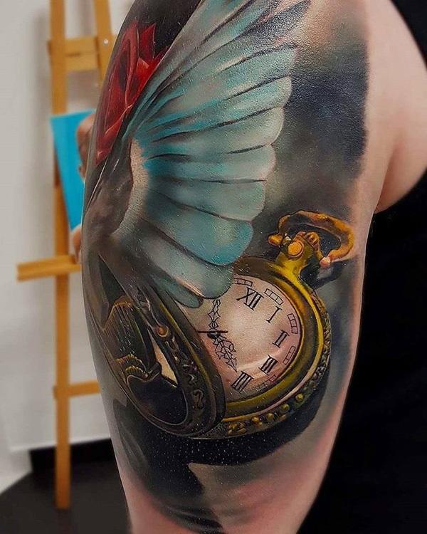100 Awesome Watch Tattoo Designs