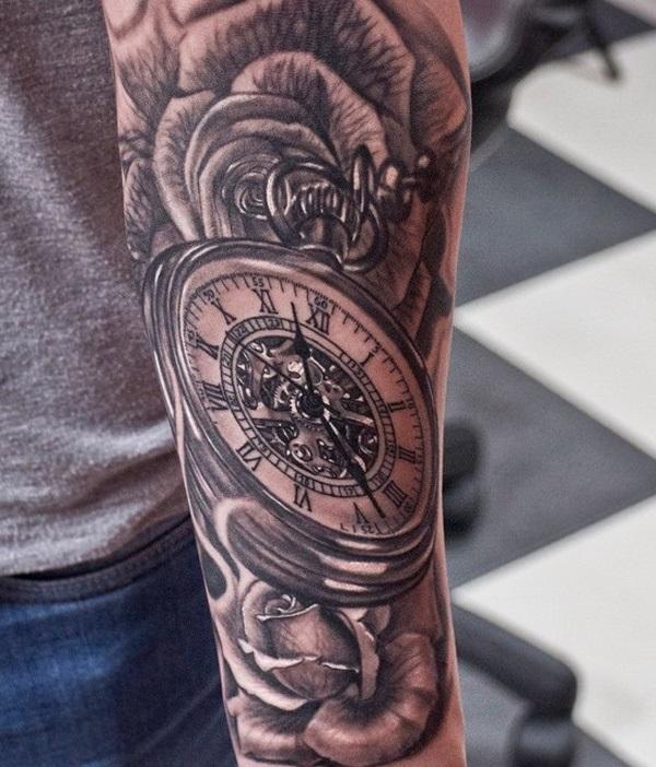 100 Awesome Watch Tattoo Designs