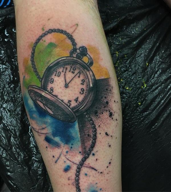100 Awesome Watch Tattoo Designs