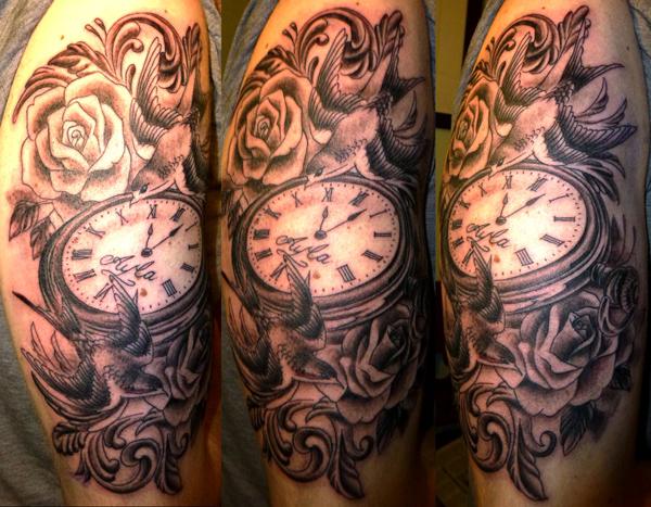 100 Awesome Watch Tattoo Designs