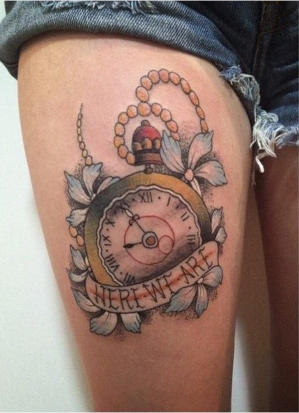 100 Awesome Watch Tattoo Designs