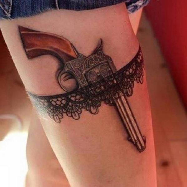 35 Awesome Gun Tattoo Designs