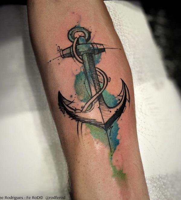 60 Awesome Anchor tattoo Designs