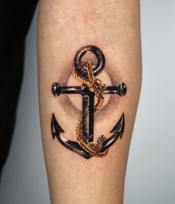 60 Awesome Anchor tattoo Designs