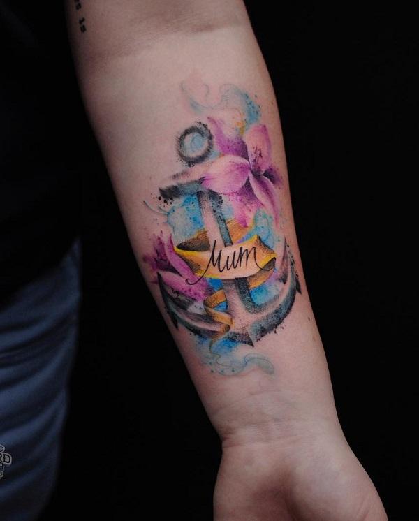 60 Awesome Anchor tattoo Designs