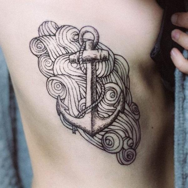 60 Awesome Anchor tattoo Designs