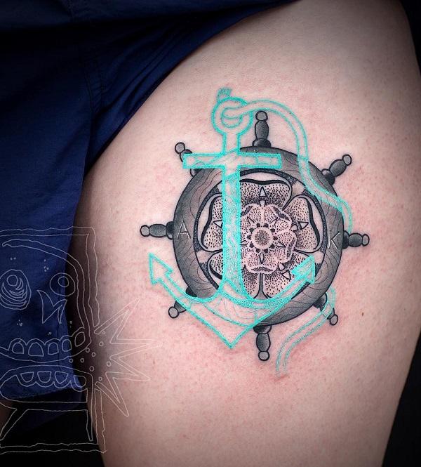 60 Awesome Anchor tattoo Designs