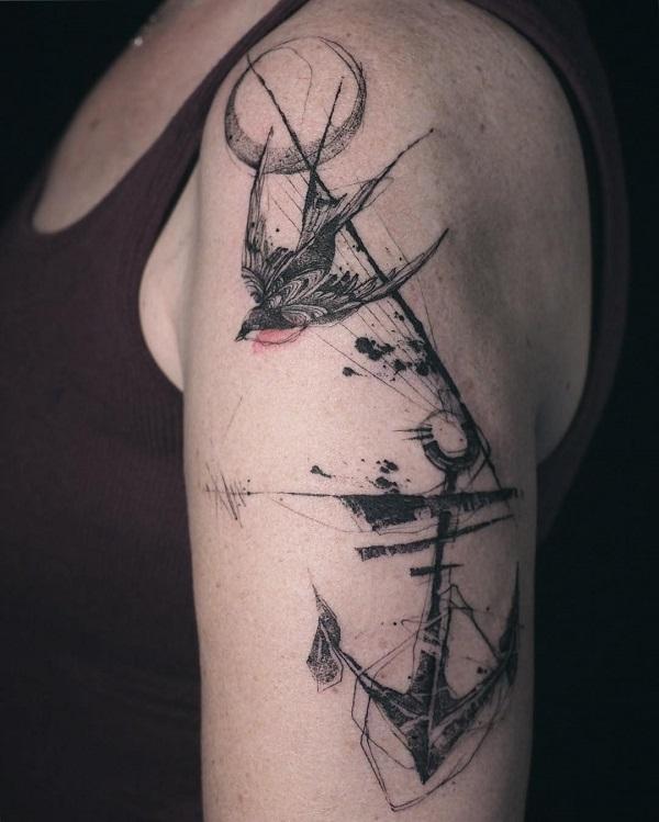 60 Awesome Anchor tattoo Designs