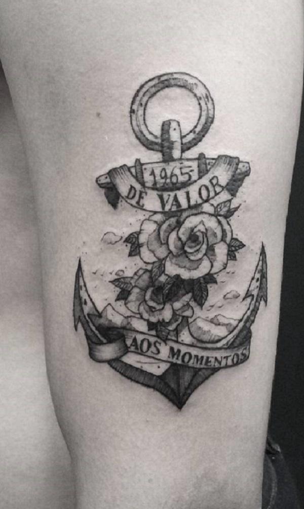 60 Awesome Anchor tattoo Designs