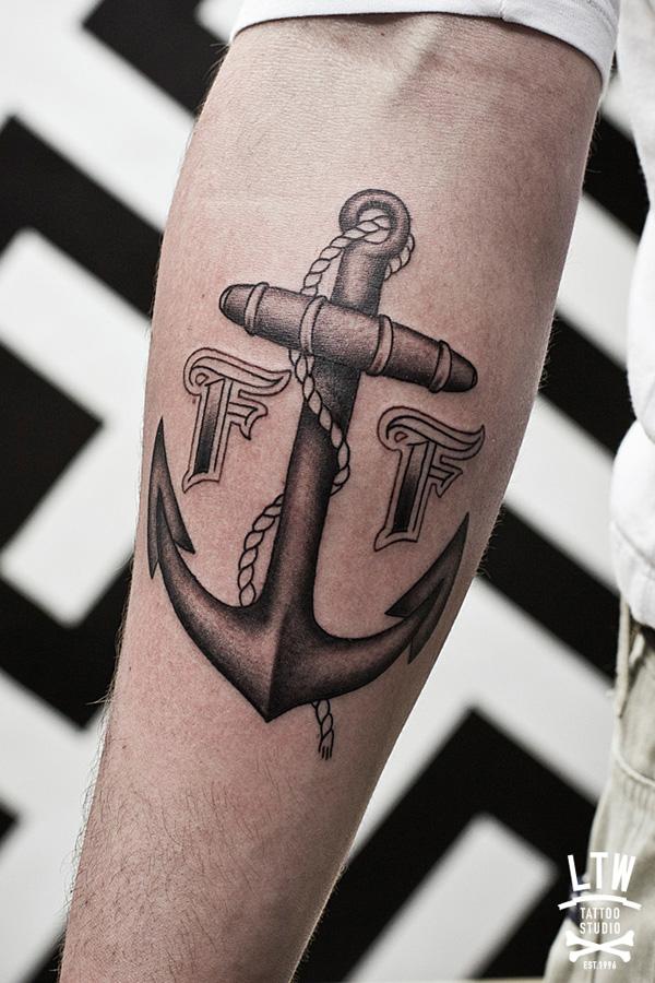 60 Awesome Anchor tattoo Designs