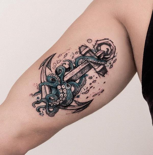 60 Awesome Anchor tattoo Designs